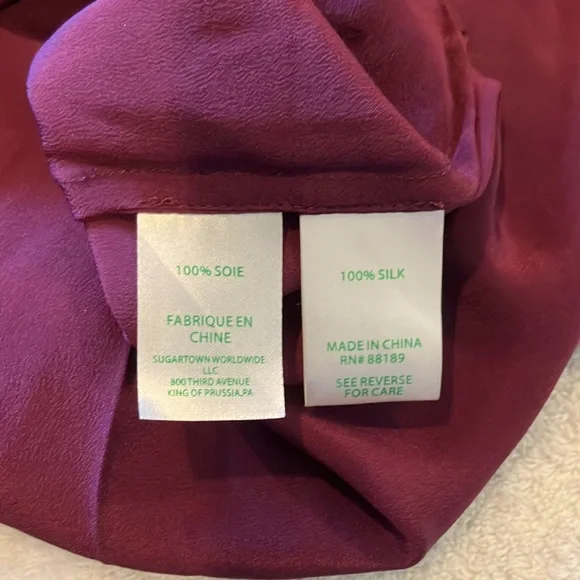 Lilly Pulitzer silk Elsa top - Picture 5 of 7